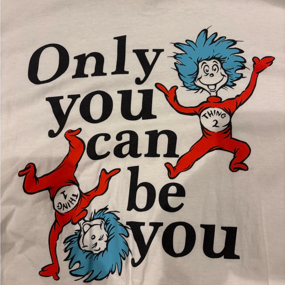 Dr. Seuss shirt  - Red and Blue
